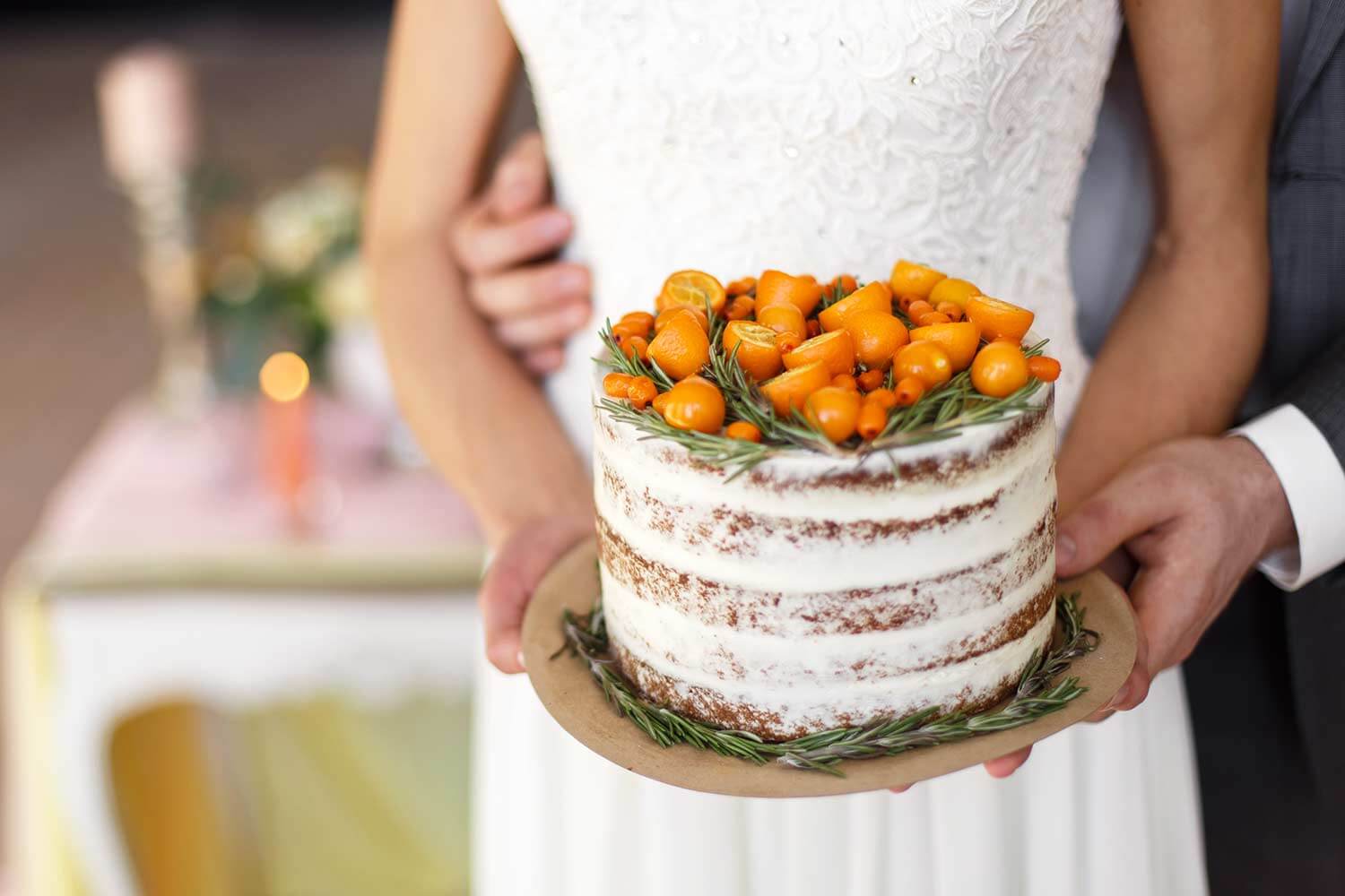 Naked Torte zur Hochzeit