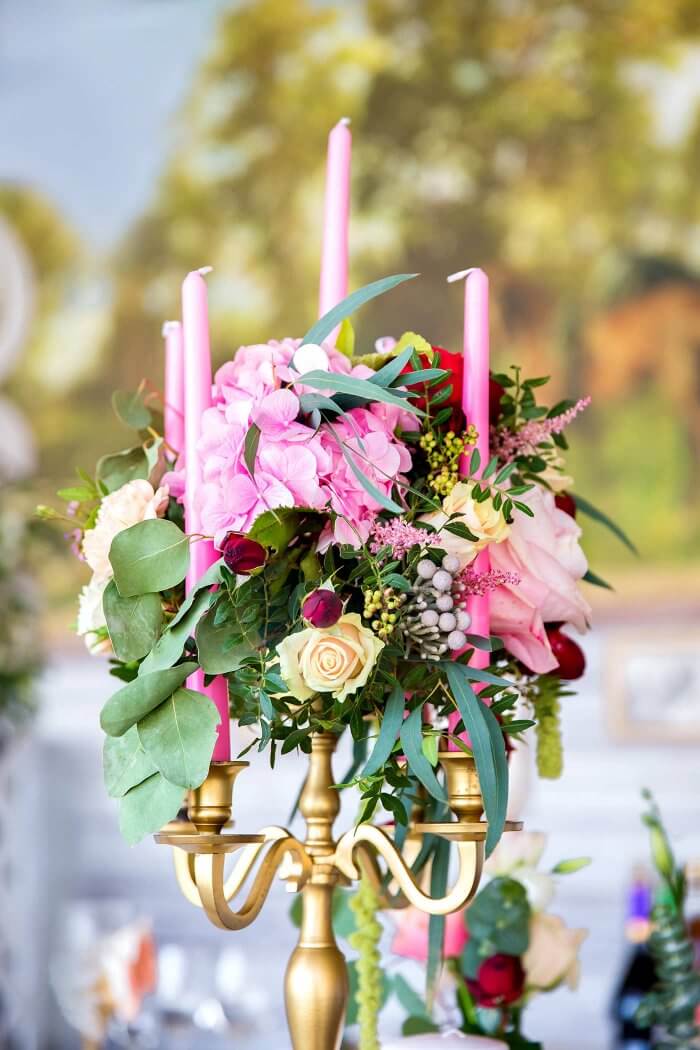Elegantes Blumen Zur Hochzeit Bild
