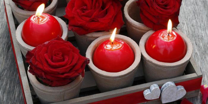 Romantische Tischdeko mit Rosen | DIY-Anleitung Romantische Tischdeko mit Rosen | DIY-Anleitung