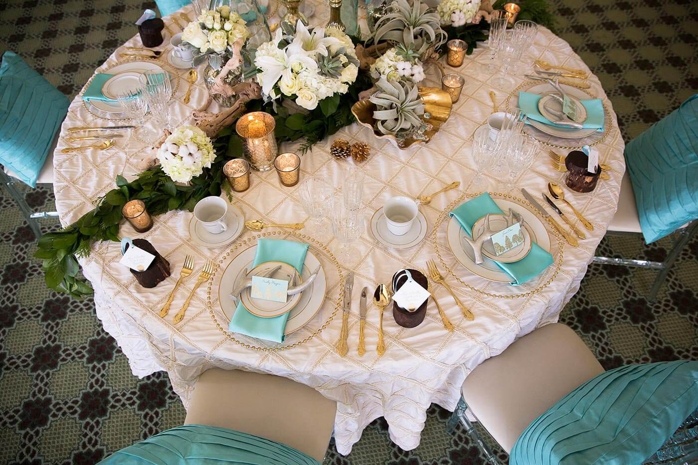 Tischdeko Hochzeit Mustertische