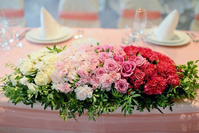 Tischschmuck Hochzeit Blumen