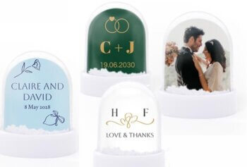 Gastgeschenk Schneekugel