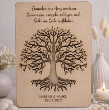 Geldgeschenke Hochzeit Holz