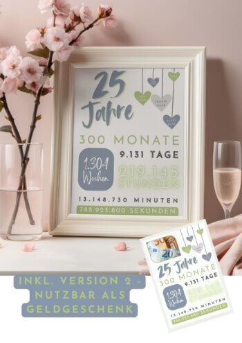Geschenk Silberhochzeit Freunde