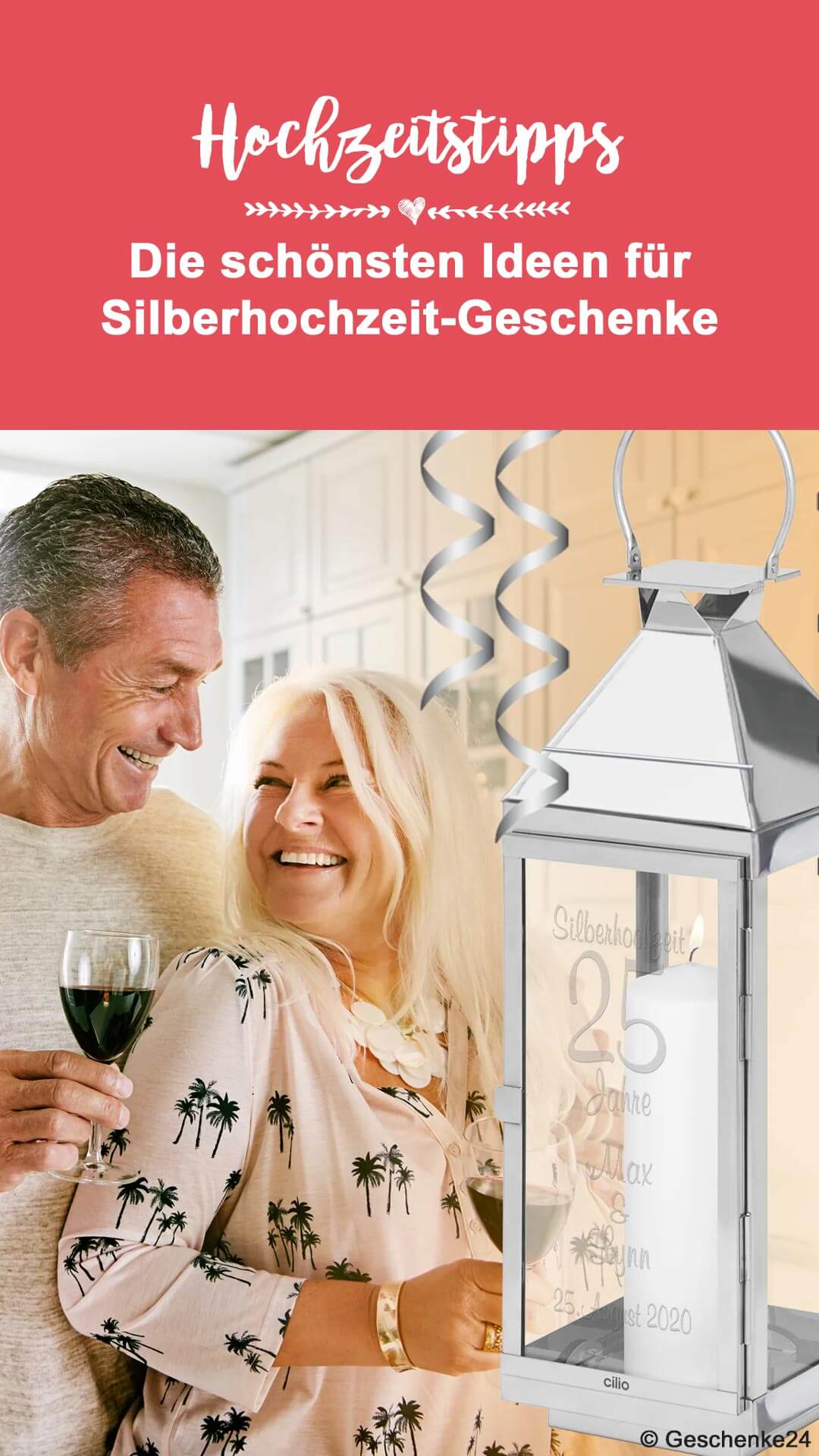 Geschenkideen zur Silberhochzeit