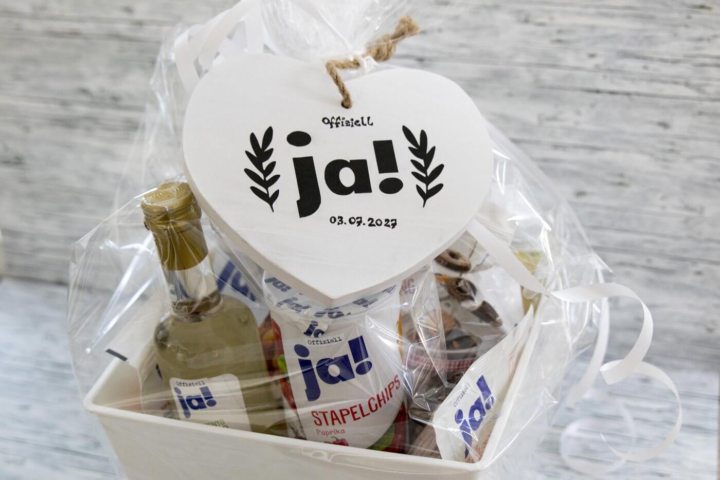 Geschenkkorb zur Hochzeit 6 schöne Ideen zum Verschenken