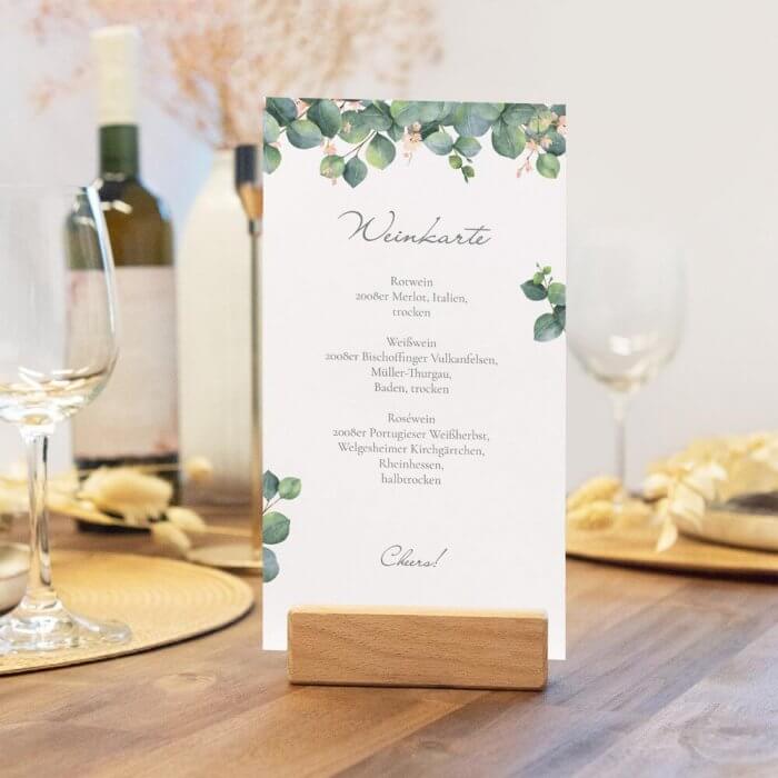 Getränkekarte zur Hochzeit I Tipps, Ideen und Inspirationen