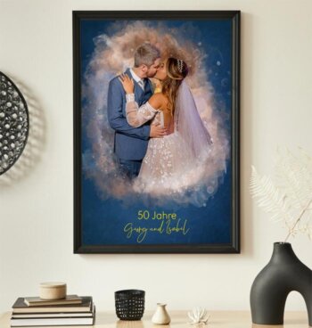 Goldene Hochzeit Geschenk
