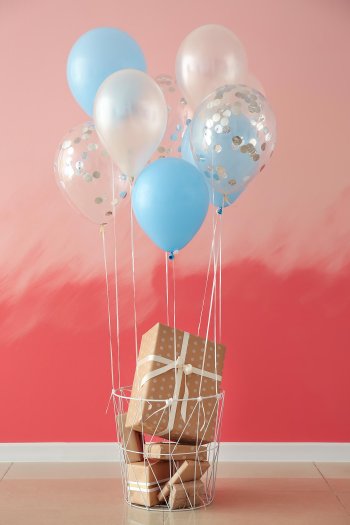 Heißluftballon Hochzeitsgeschenk