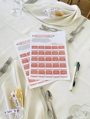 Hochzeit Bingo