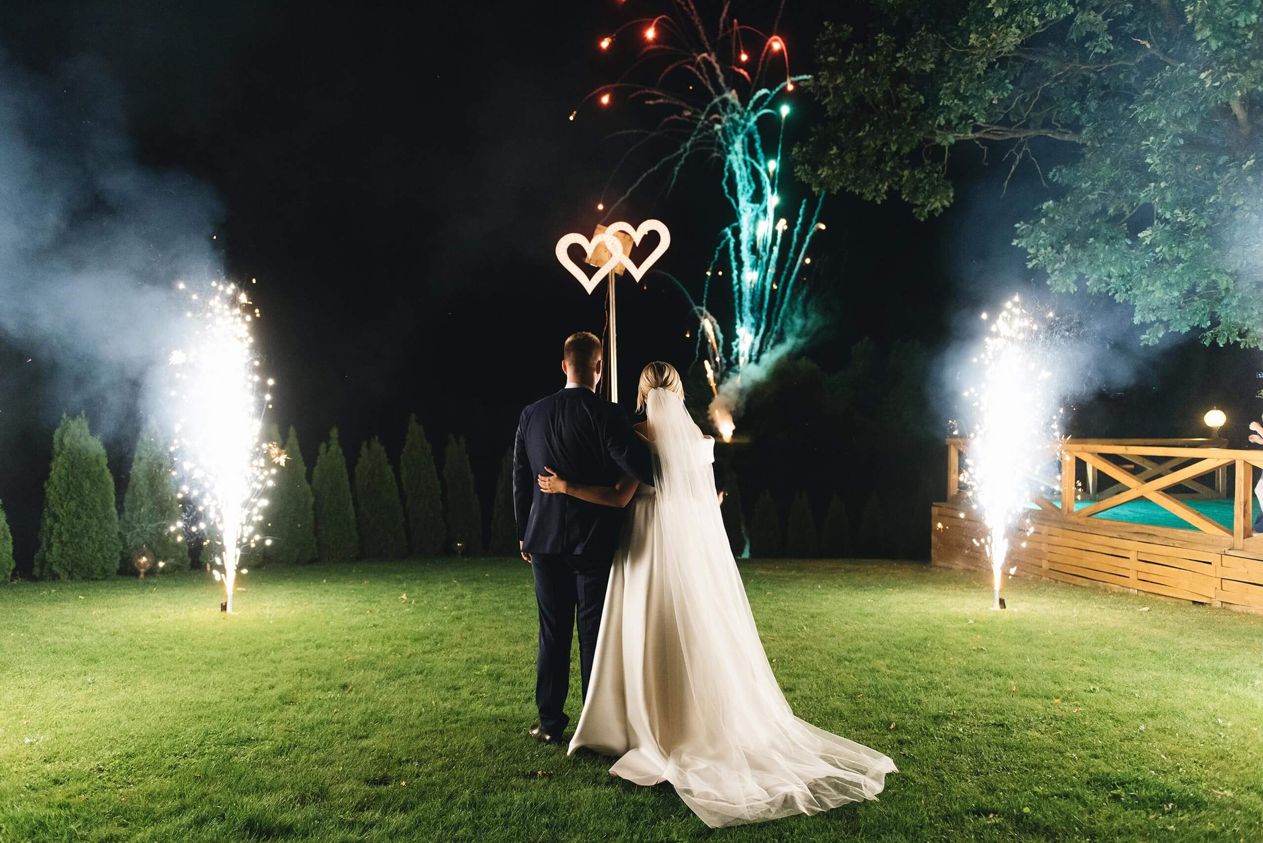 Hochzeit Feuerwerk Alternative