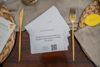 Hochzeit Überraschung Fotospiel