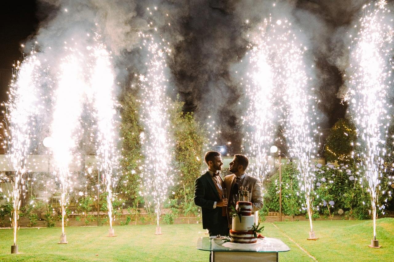 Hochzeits Feuerwerk