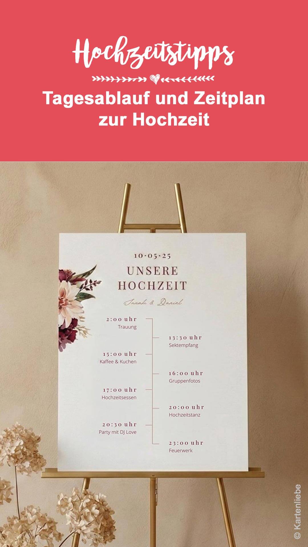 Hochzeitsfeier Ablauf