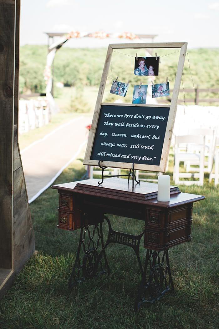 Hochzeit Verstorbene erinnern