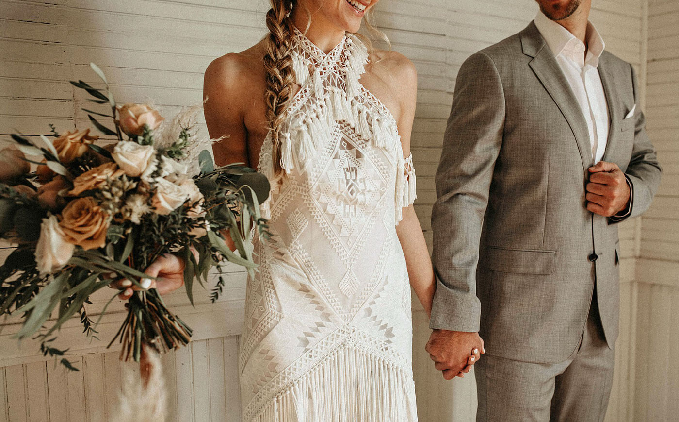 Brautkleid Boho-Stil