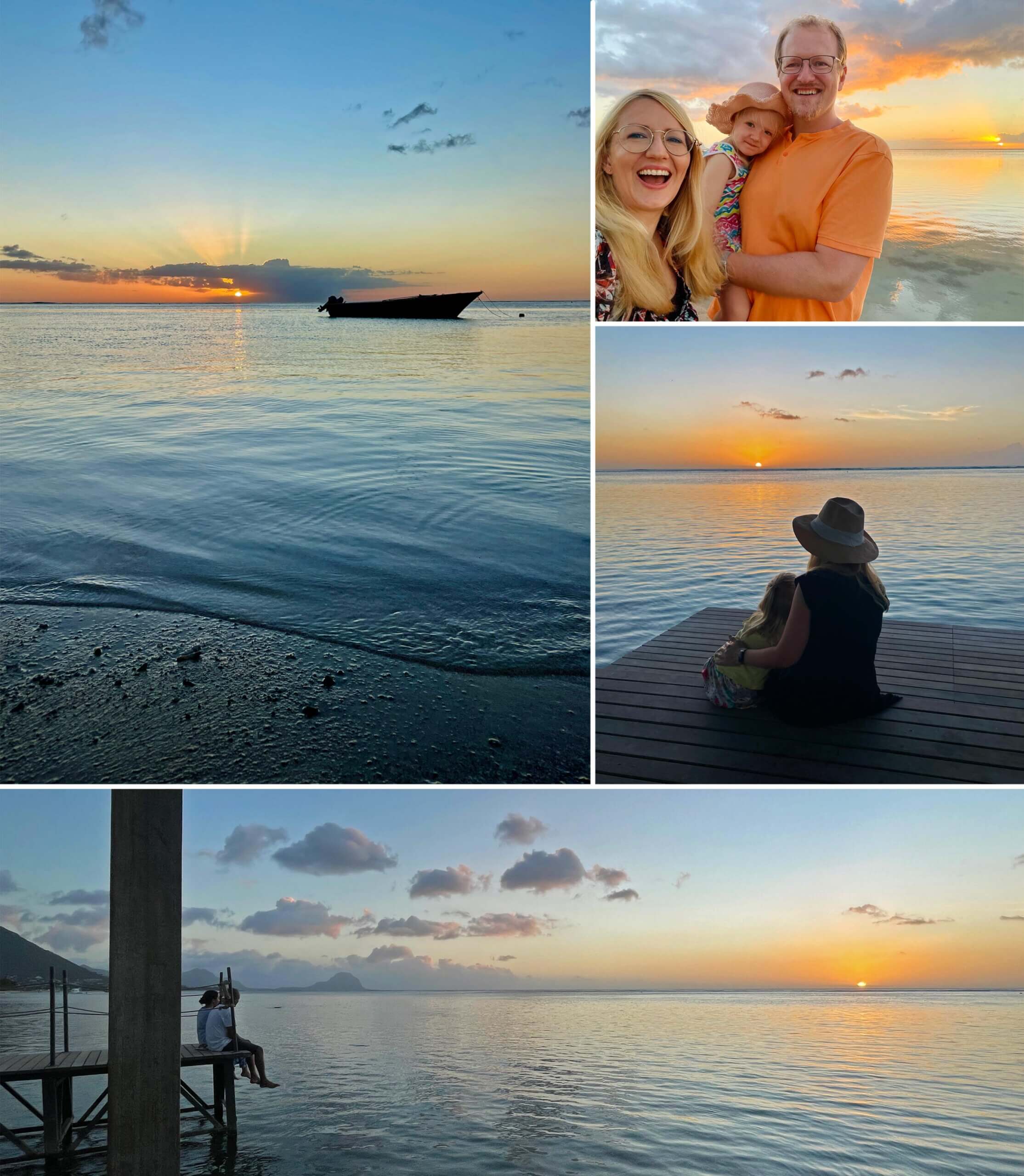 Mauritius Hilton Flic en Flac Sonnenuntergang