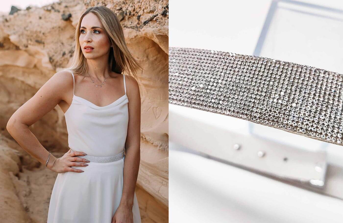 Brautgürtel Strass