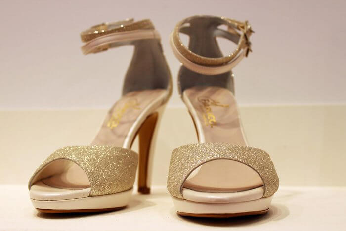 Brautschuhe in Gold Elsa Coloured Shoes