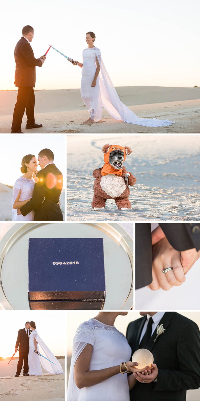 Star Wars Hochzeit Möge die Liebe mit euch sein...
