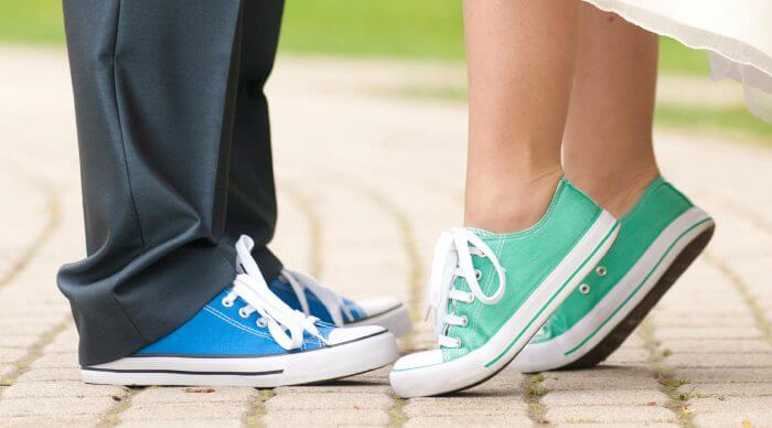 Sneakers zur Hochzeit