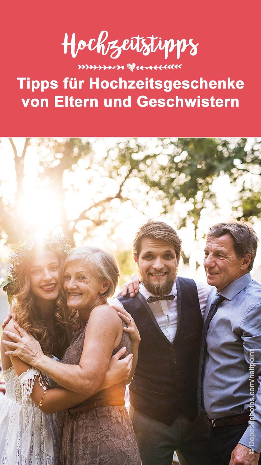 Geschenke zur Hochzeit Eltern