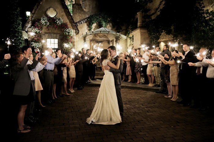 Wunderkerzen zur Hochzeit