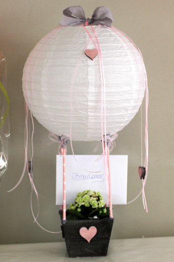 Hochzeitsgeschenk Heißluftballon