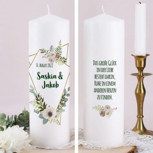 Hochzeitskerzen zum Verlieben Unsere Top 22 im Überblick