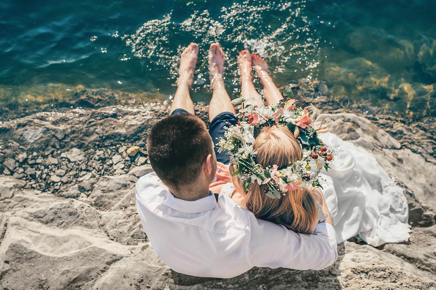 Hochzeitskleid nach der Hochzeit