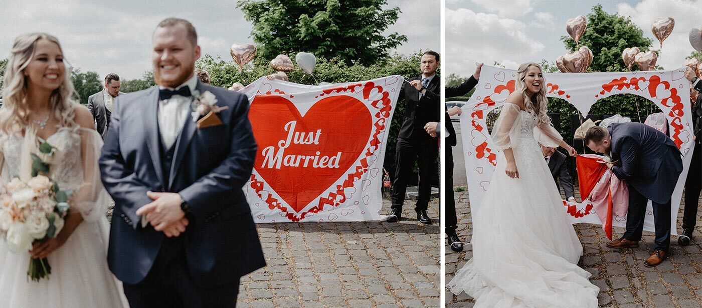 Hochzeitslaken zum Ausschneiden