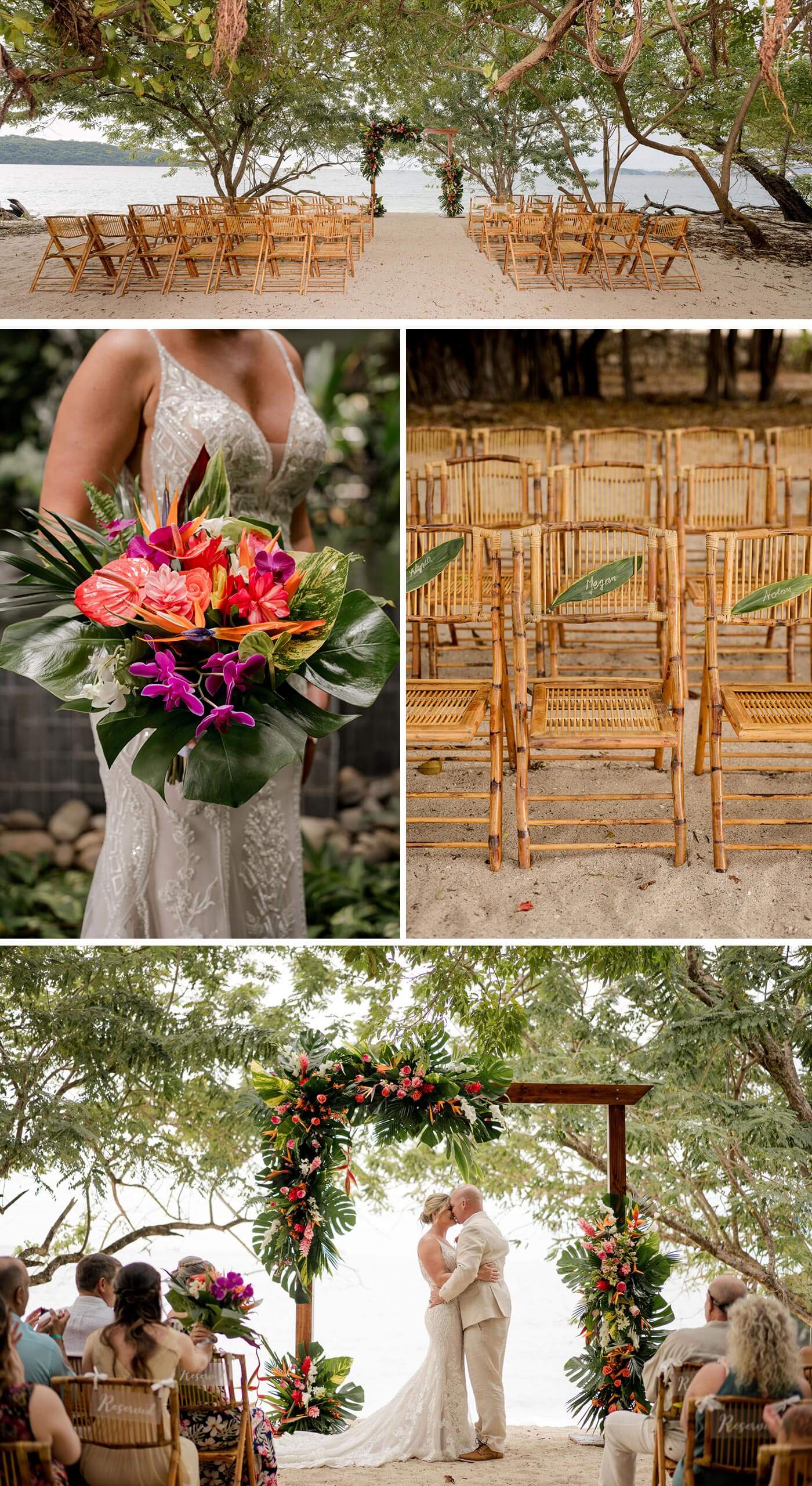 Hochzeitszeremonie im Freien