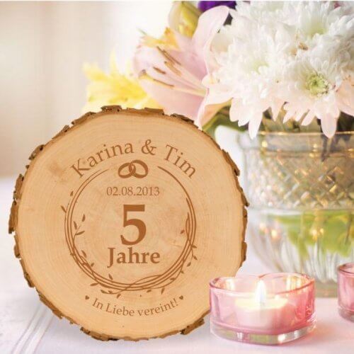 Hölzerne Hochzeit Infos, Sprüche & Geschenkideen