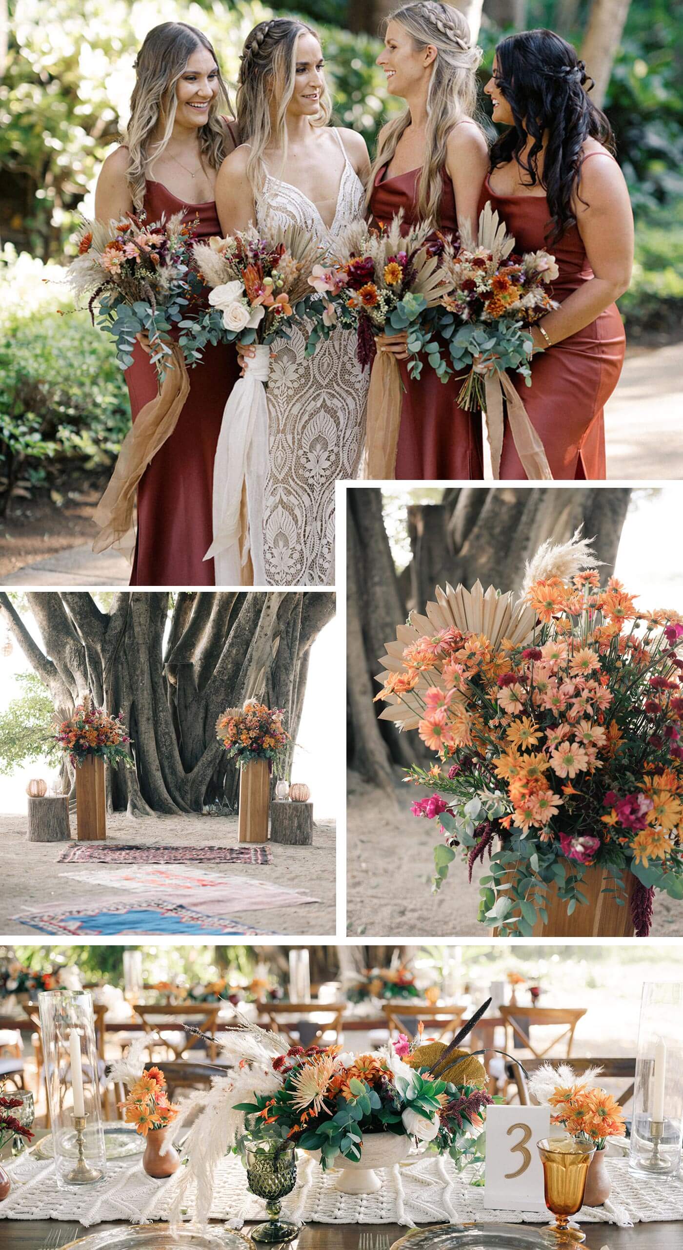 Blumen Herbst Hochzeit