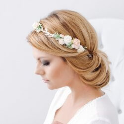 Blumenkranz Hochzeit vintage