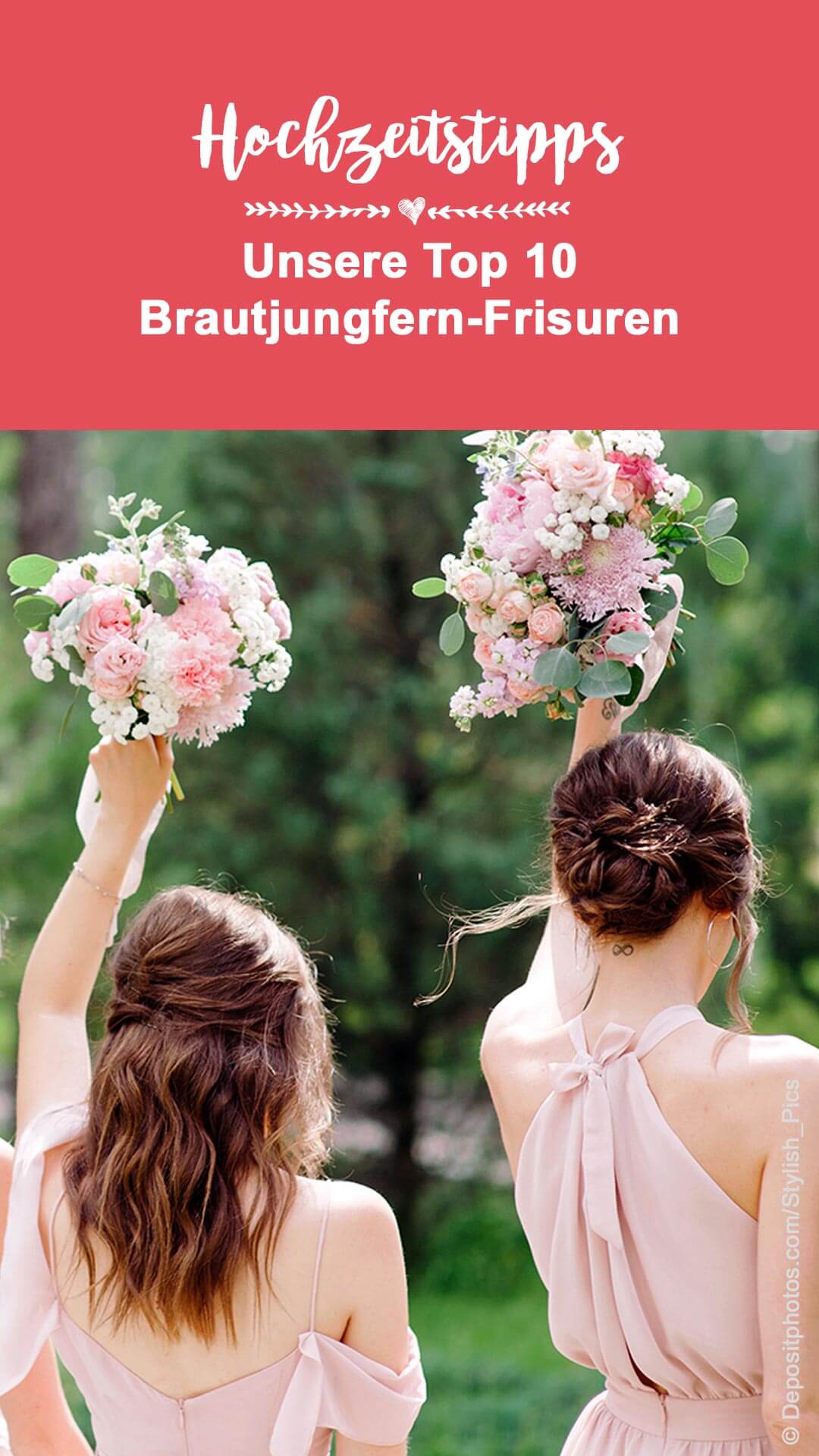 Brautjungfer-Frisur