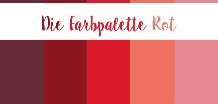 Farbpalette Rot