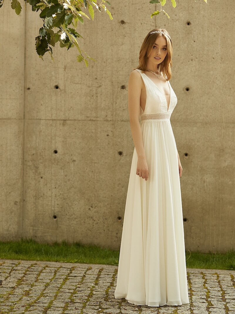 Brautkleid vintage boho online kaufen