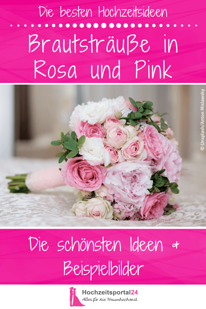 Brautsträuße in Rosa oder Pink