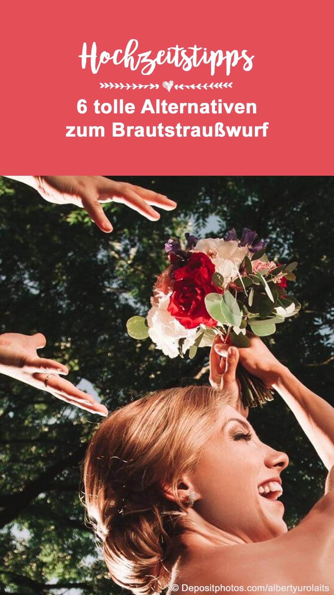 Alternative Brautstrauß werfen