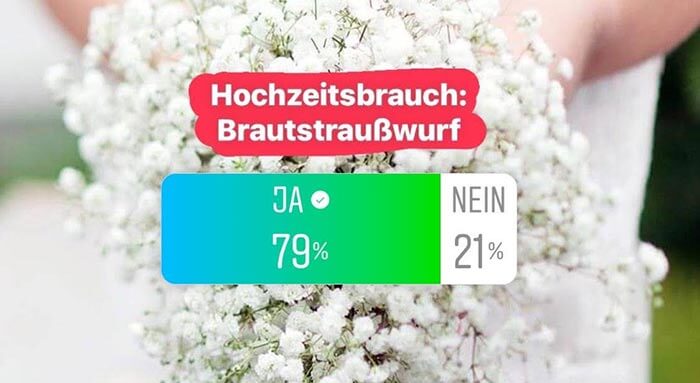 Brautstrauß werfen Tradition