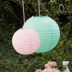 Bunte Lampions Hochzeit