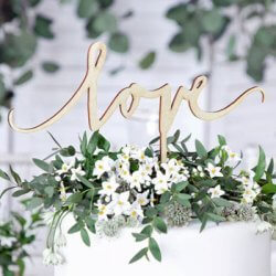 Cake Topper love