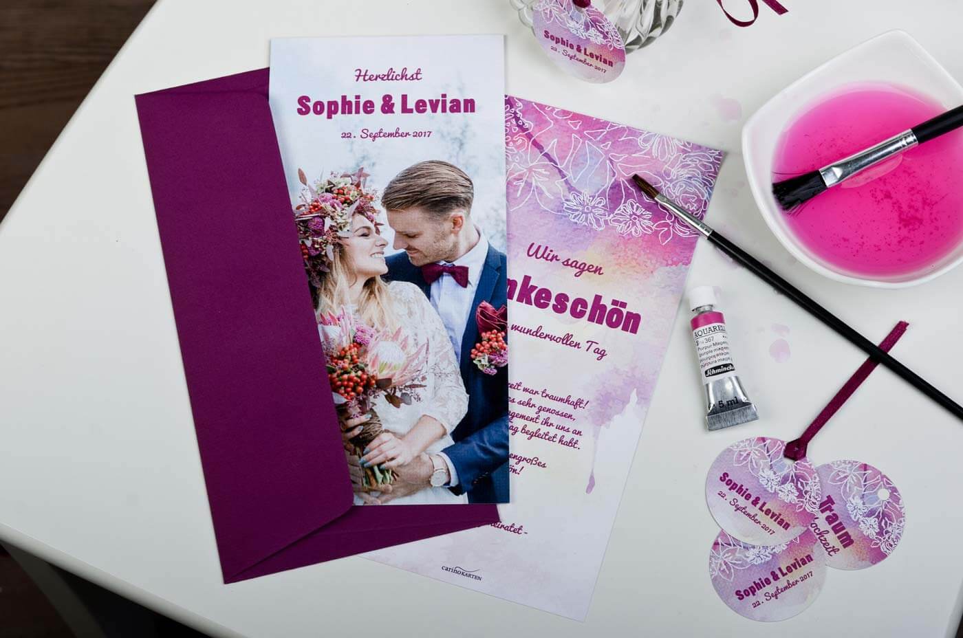 Dankeskarten Hochzeit Text