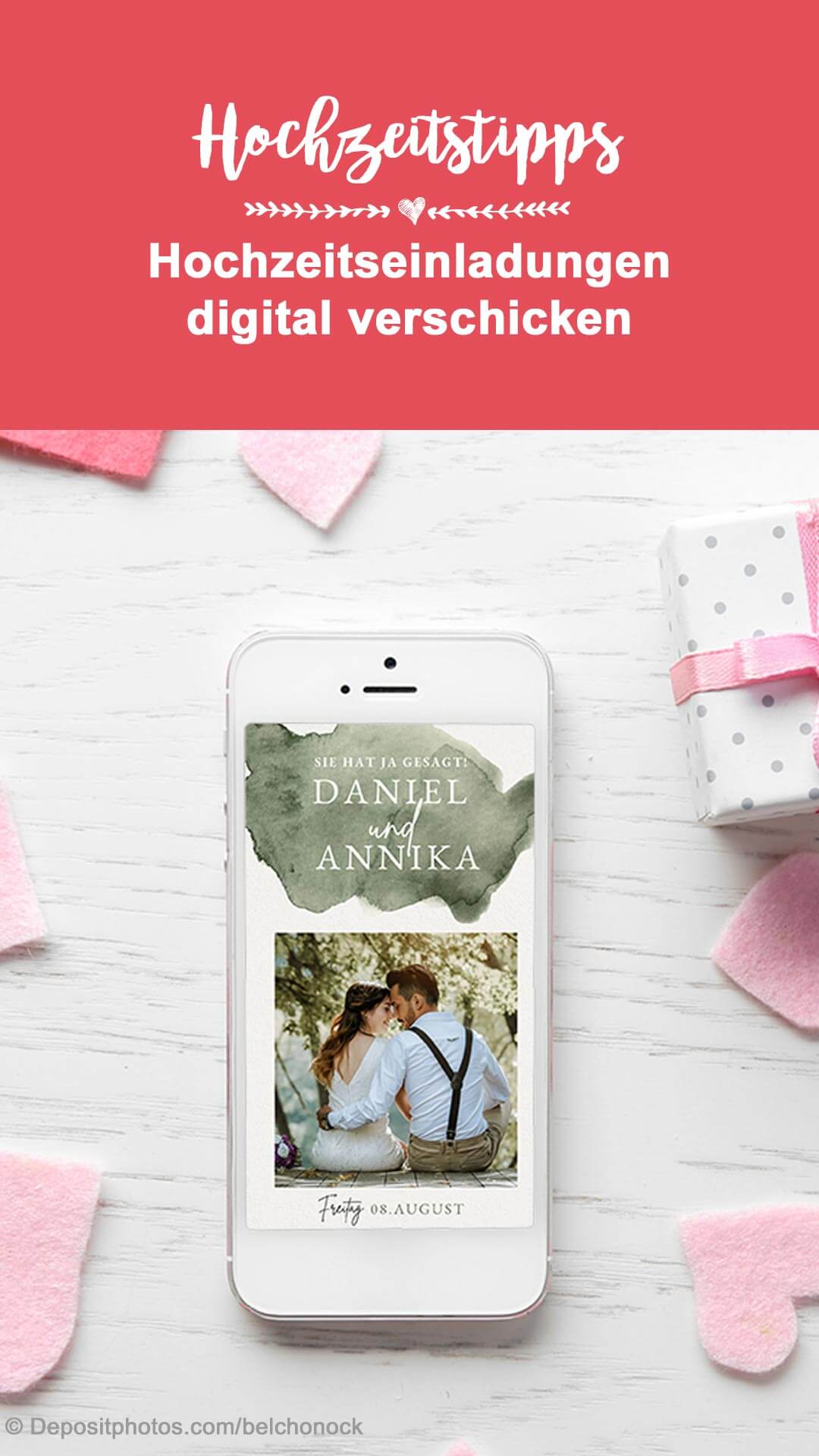 Digitale Hochzeitseinladungen