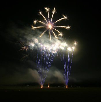 Feuerwerk für Hochzeit