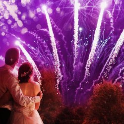 Feuerwerk für Hochzeiten