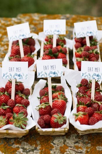 Fingerfood Hochzeit Sommer