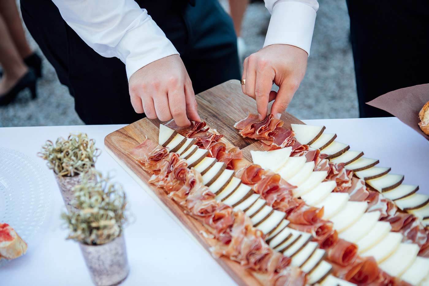 Fingerfood Hochzeit vorbereiten