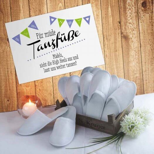 Flip Flops zur Hochzeit Tipps & Ideen für müde Tanzfüße